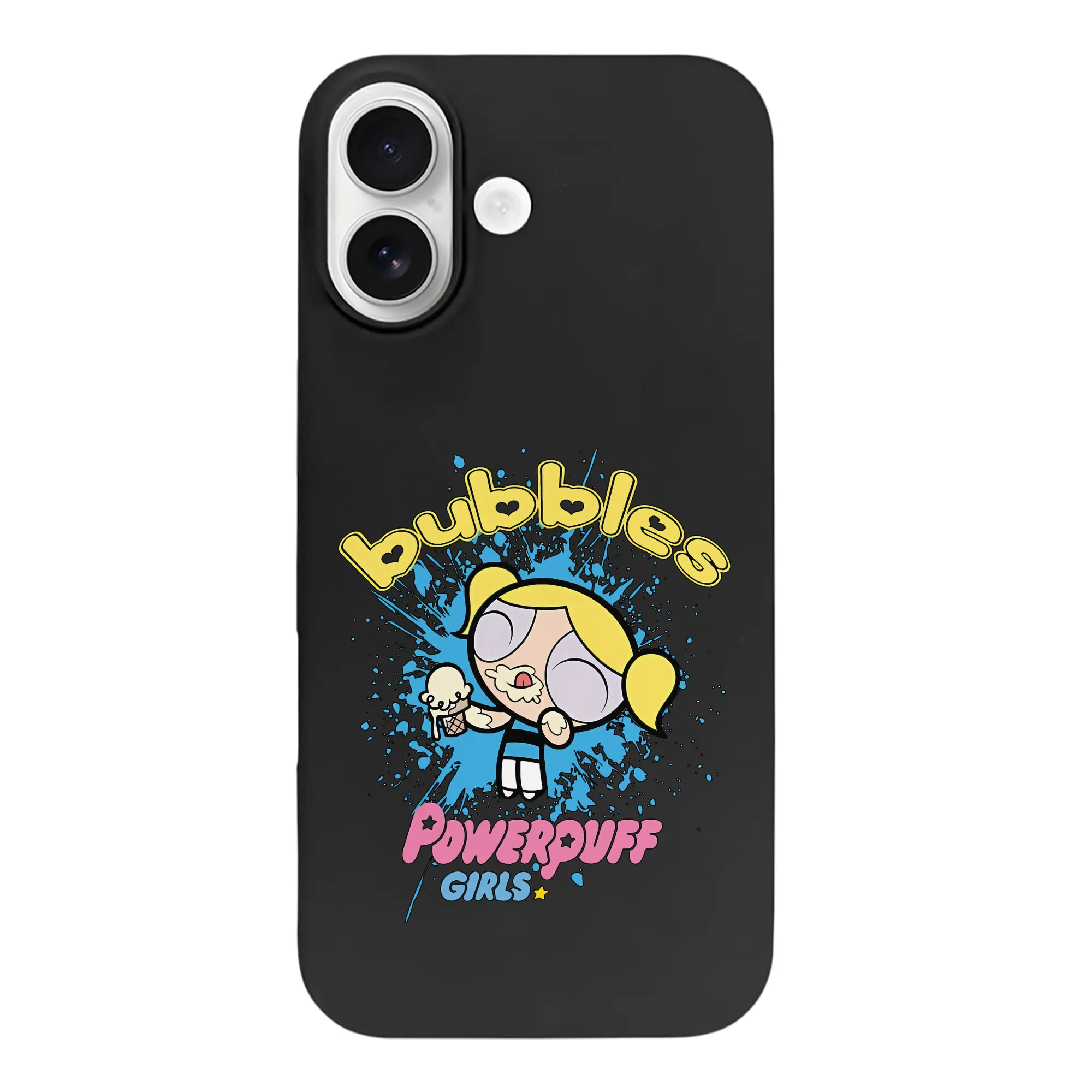 パワパフガールズ グッズ バブルス - iPhone 17 シリーズ シリコンケース 薄型 耐衝撃 指紋防止 ソフトタッチカバー 精密フィット 傷防止 保護ケース iPhone 17/17 Air/17 Pro/17 Pro Max 対応